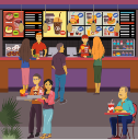 Food Court | Statechart Diagram For Student Attendance Management System